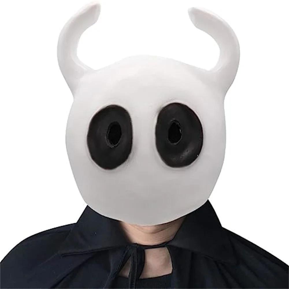 Hollow Knight Mask Game Cosplay Party Mask Halloween Role Play Costume Helmet Adventure Dress Up Funny Toy Gift
