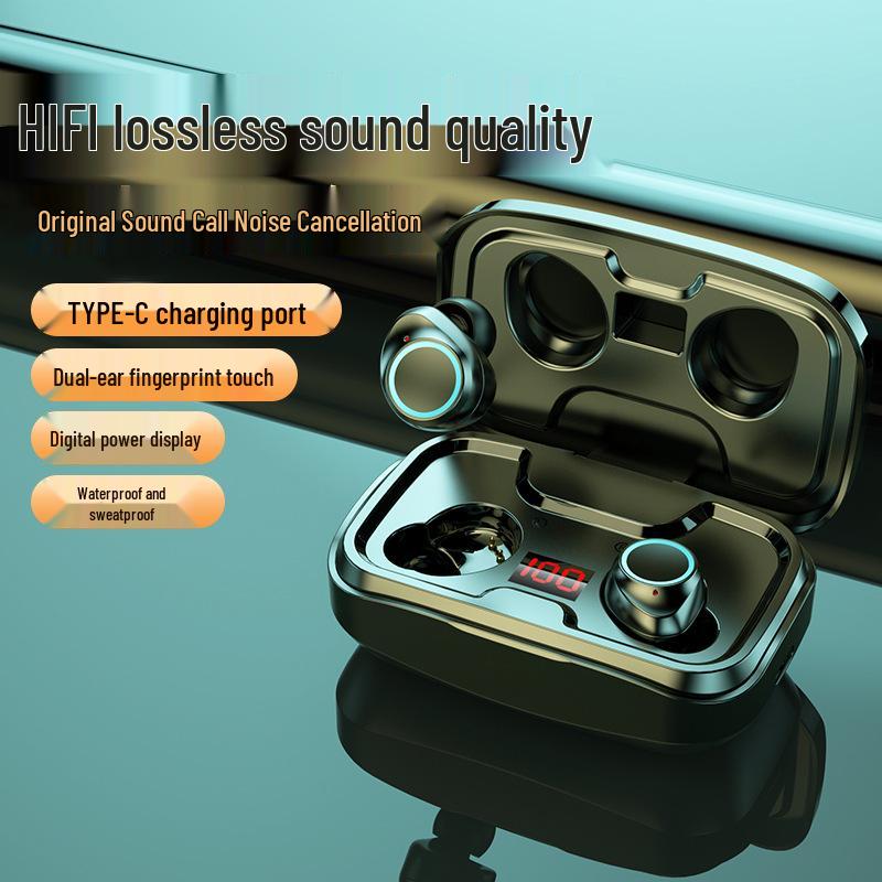 TWS-X10 High-Quality Wireless Bluetooth Earbuds Dual In-Ear Music Sound.