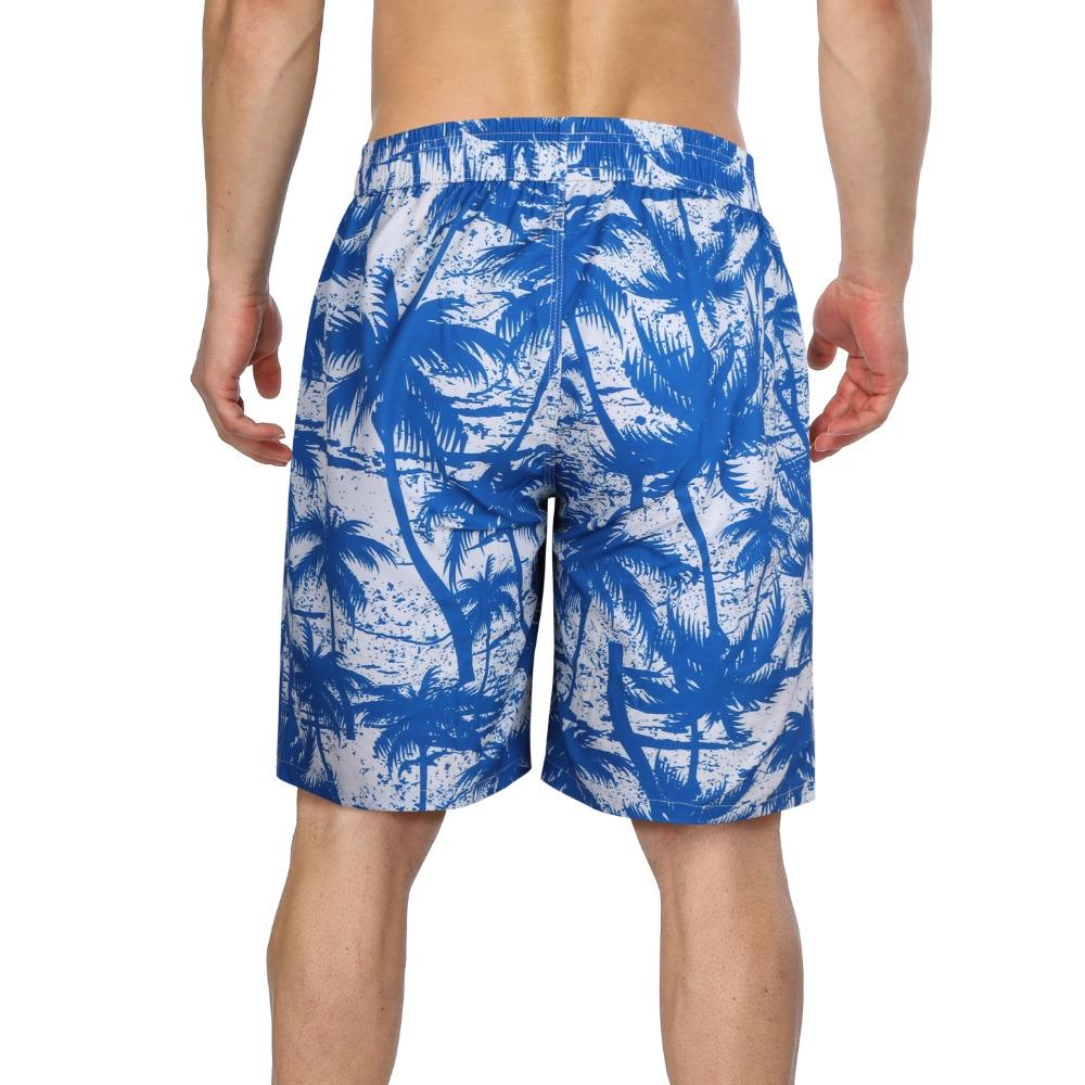 CHARMLEAKS Men Swim Shorts with Side Pockets Quick Dry Board Shorts