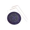Witchcraft Divination Wood Board,Metal Dowsing Rods Set Dowsing Pendulum Board, Spiritual Divination Tool for Beginner