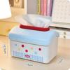 Non Slip Desktop Tissue Case Cartoon Hanging Napkin Container Facial Tissue Holder  Bedside