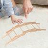 Holzmodellbrücke Experiment DIY Bogen Spielzeug, Homeschooling Projekte, Materialphysik Wissenschaft