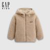 Gap Toddler Girls' Faux Lambswool Hooded Sweatshirt