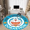 Doraemon Office Round Area Rug, Indoor Mat Suitable For Office,Bedroom Living Room Home Decor, Room Deco A0908175