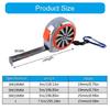 Self Locking Tape Measure with Steel Construction Multifunction  Tape Measuring Tool for Easy Carrying & Accurate Readings