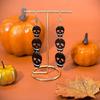 Layered Skull Bat Earrings Lightweight Acrylic Halloween Ear Pendant Jewelry For Women Spooky Costume Accessories