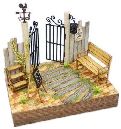 

Cobaanii Model Workshop 1/24 Sweet Style Series Cafe Entrance Diorama Set Assembly Kit SS-001
