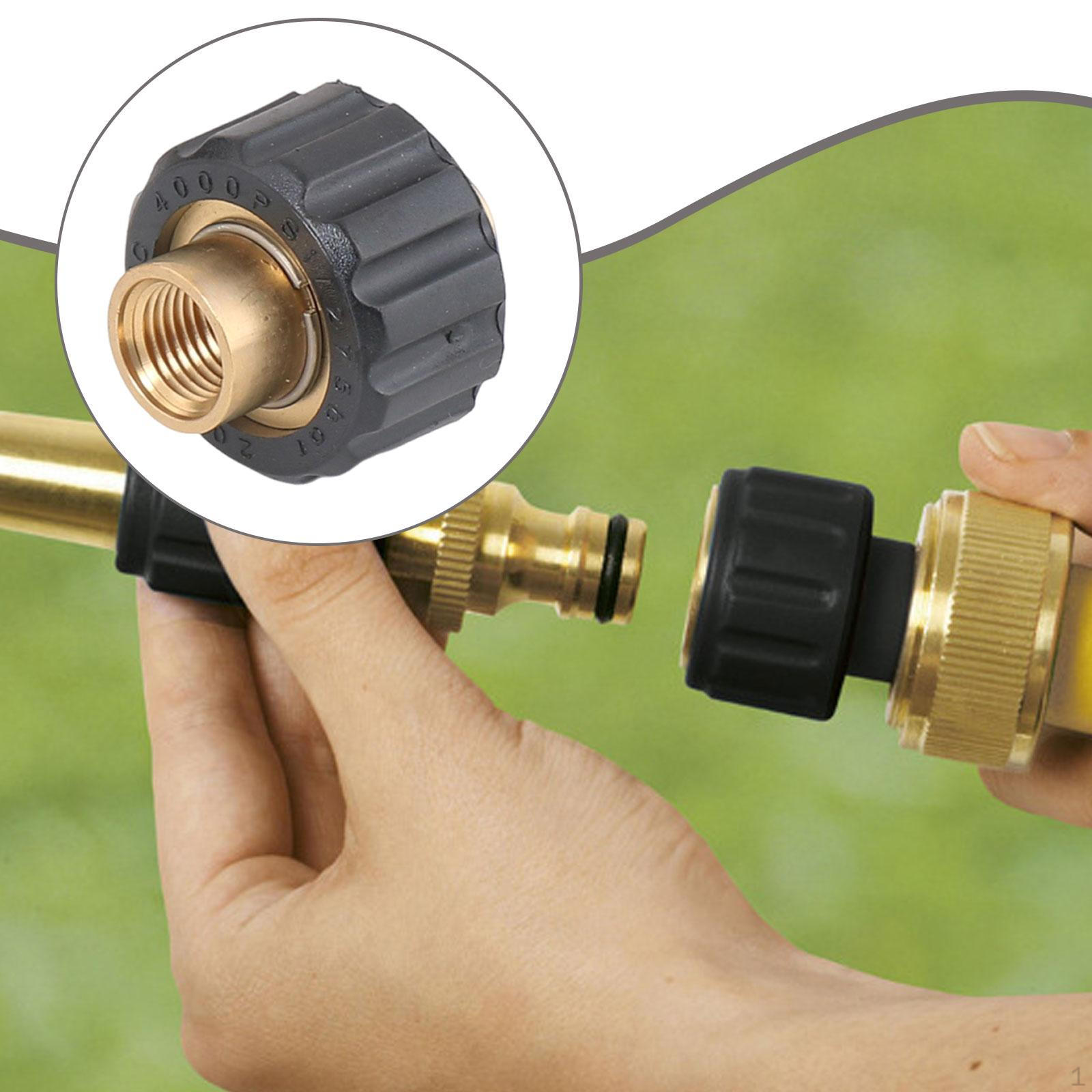 Fittings for Garden Hose, Quick Connector Efficient Cleaning Female Thread