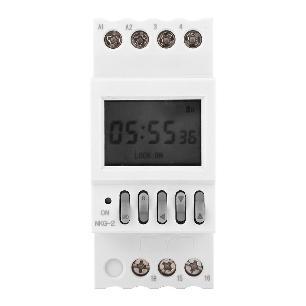 

Time Control Switch Guide Rail Type School Factory Ring Bell Switch Relay AC220V 3A