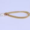 1Pc Faux Pearl Curtain Tieback, Woven Rope Adjustable Curtain Holder, Stylish Bead End Draperies Holder for Living Room Bedroom Bathroom Dormitory