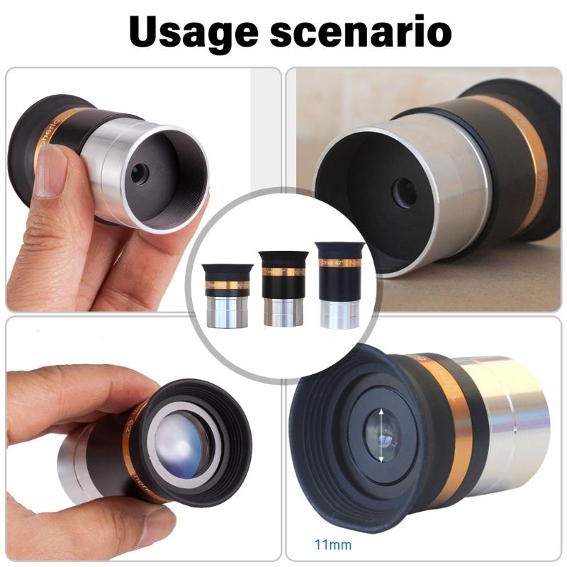 4/10/23mm Optical Lens Astronomy Telescope Eyepiece High Definition Telescope Eyepiece Lens 4/10/23mm Optical Lens