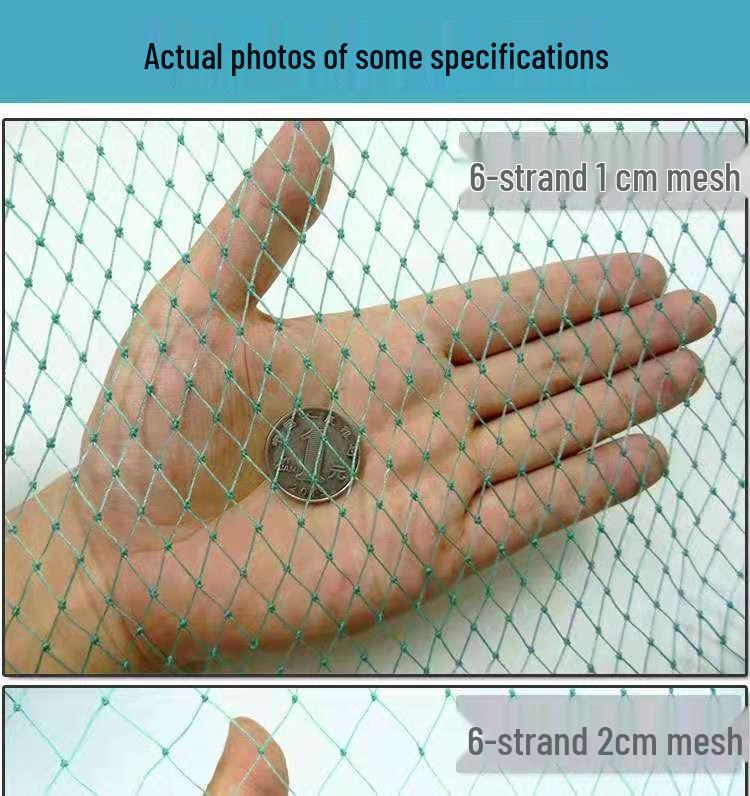 Polyethylene Fishing & Bird Netting for Fish Cage, Chicken Coop, and Partitioning