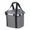 Foldable Bike Basket Aluminum Alloy Frame Detachable Versatile Cycle Shopping