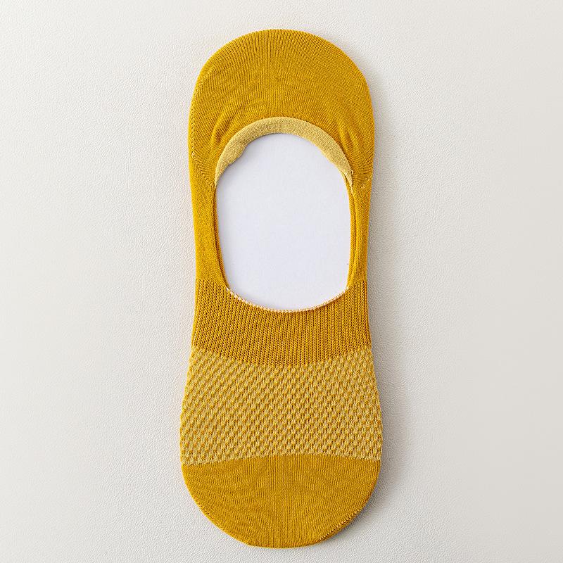 

Male Spring and Summer Thin 5A Antibacterial Deodorant Sweat Shallow Mouth Invisible Socks 1 pair имбирный