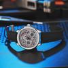 Top-Marke Luxus Skelett Tourbillon Automatische Mechanische Uhr für Herren Sport Vollstahl Wasserdichte Uhren