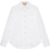 Oxford Shirt With Crystal Embroidery 742569-ZANUT-9692