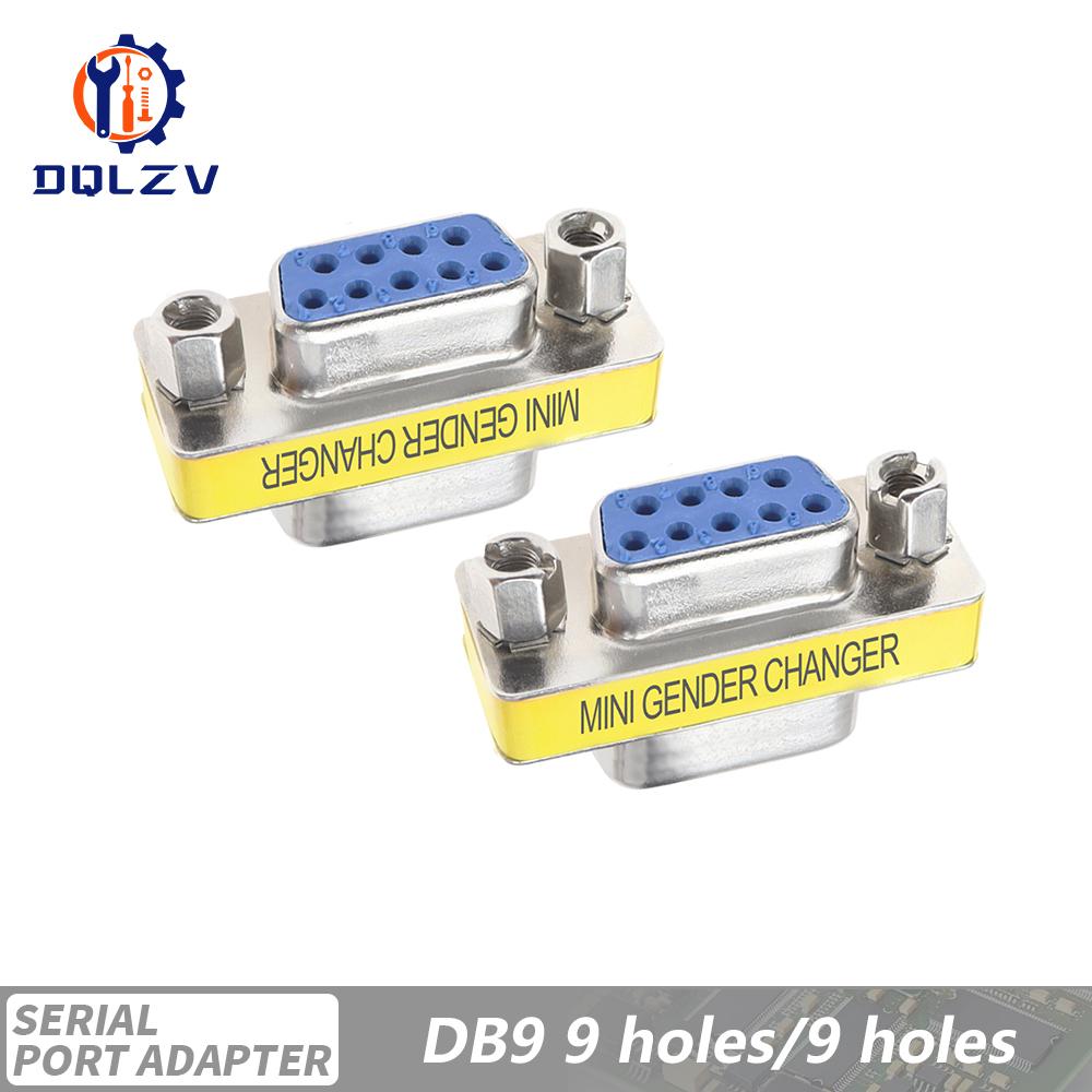 MINI DB9/DB15 9/15/25/37Pin Female/Female/Male Gender Changer VGA Plug connector Adapter D-Sub RS232 Serial Plug Connector