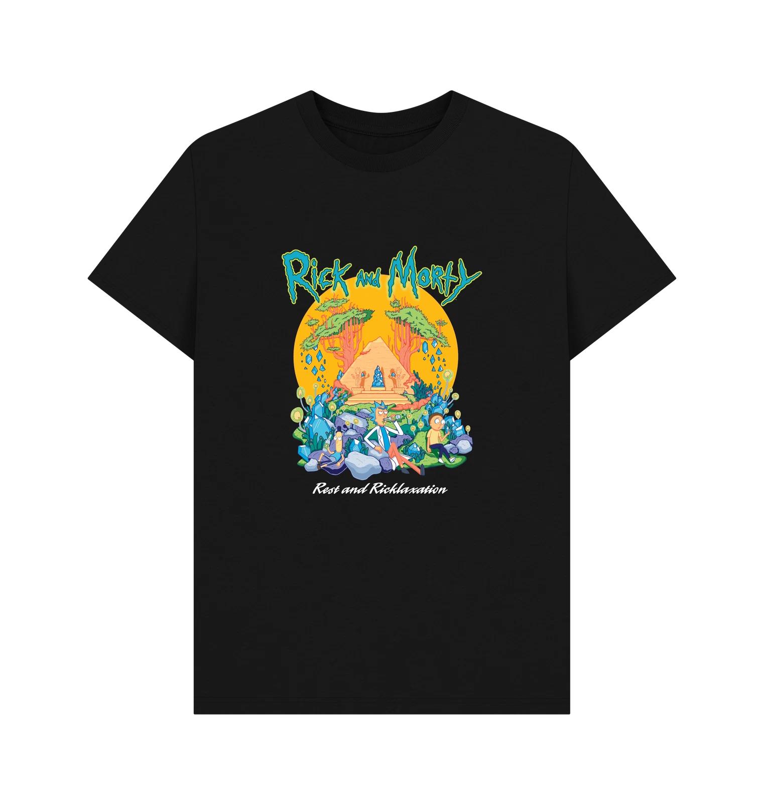 PREMIUM OFFICIAL Rick and Morty Rick and Morty Pyramid Unisex T-Shirt S