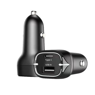 Autoladegerät Mini 43W Ladegerät Geeignet für Apple 15 Samsung Super Schnellladung Auto Zigarettenanzünder A+C Auto Schnellladung