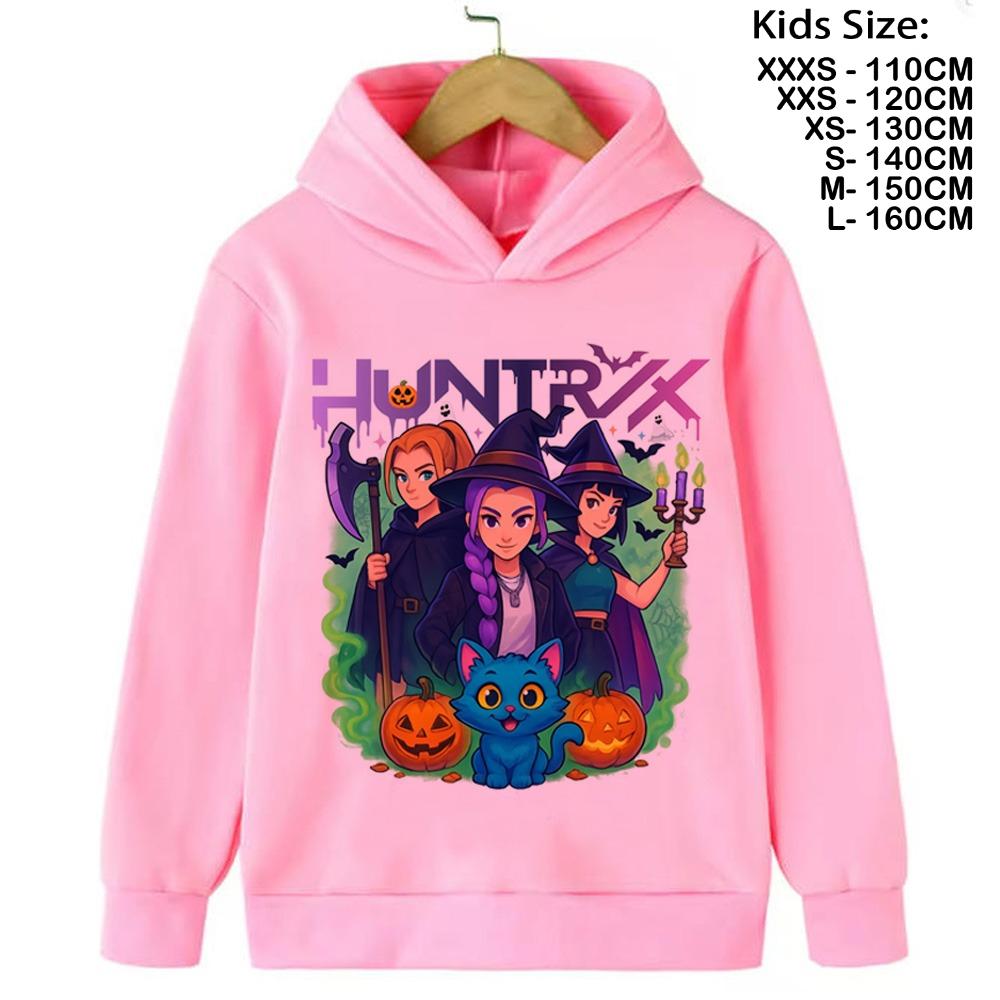 Kpop Demon Hunter Derpy Tiger Hoodie Kids Clothes Princess Girls Clothing Fashion Boys Spring Autumn Sweatshirt Child Tops