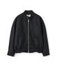 Aott Crop Two-Way Dirty Wash Blouson Black