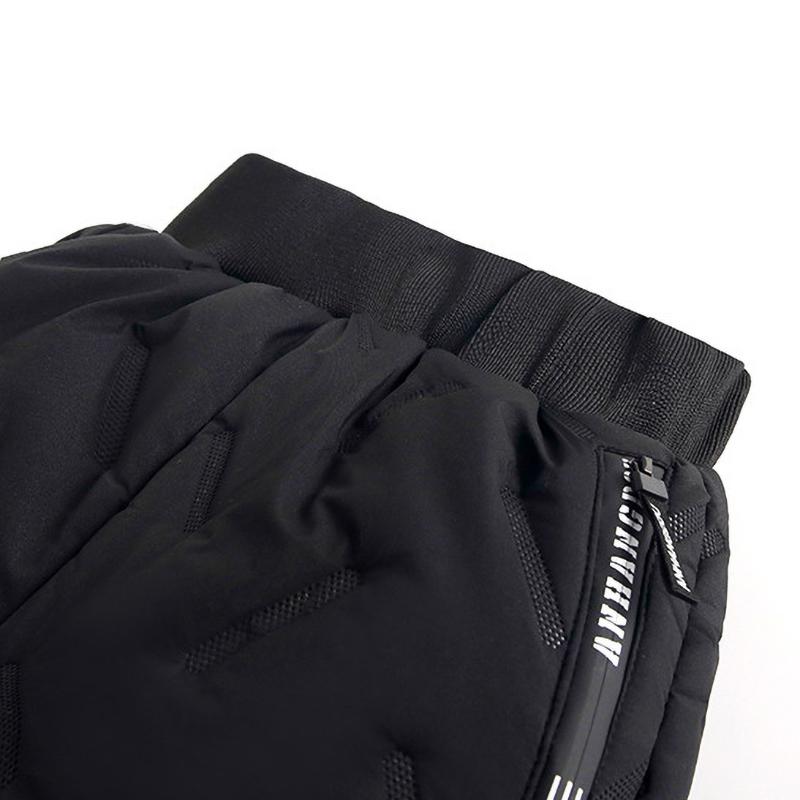 Barnebomullsbukser Vintergutter Tykkede bukser Bomull Lamull Varme bomullsbukser Gutteplysj uformelle bukser