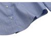 Korean Embroidered Striped Blue Shirt for Women - Spring/Autumn 2026 New Design