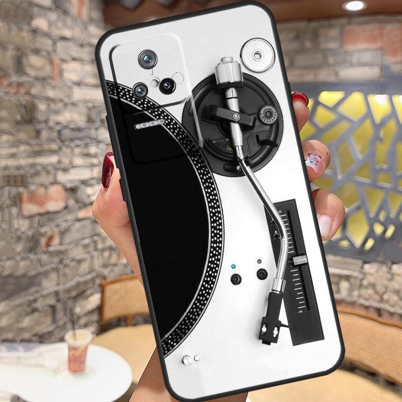Vinyl DJ Record Art Case For Xiaomi 13 14 15 Ultra 11T 12T 13T 14T Pro POCO X7 Pro X3 X5 X6 M6 F5 F6 Pro Cover