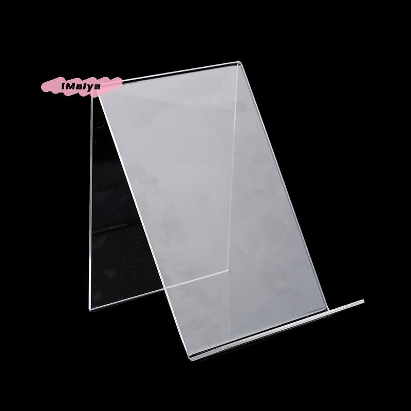 M-1pcs Clear Acrylic Display Book Stand Easel Holder For Displaying Picture Albums, Books, Music Sheets, Artworks,CDs, Etc