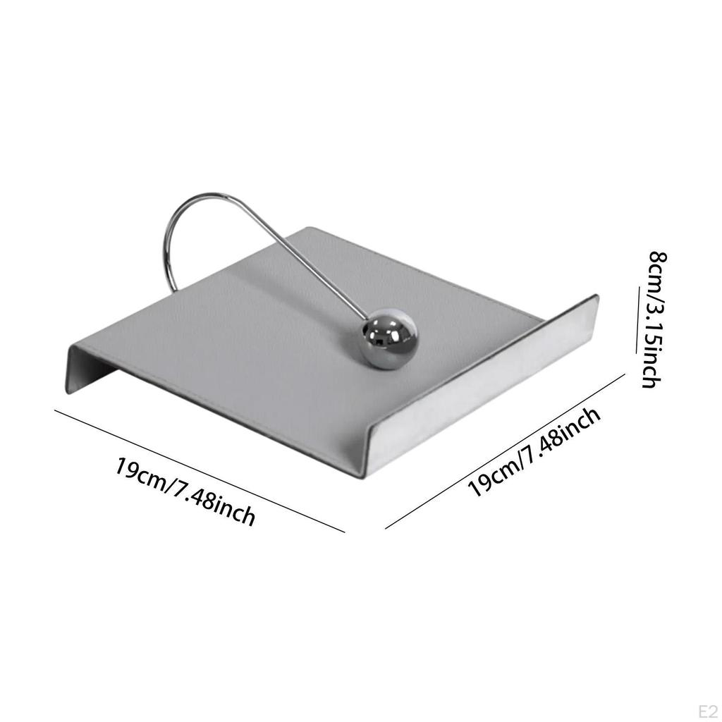 Napkin Dispenser Holder Rack Notes Stainless Steel Organization Tissue