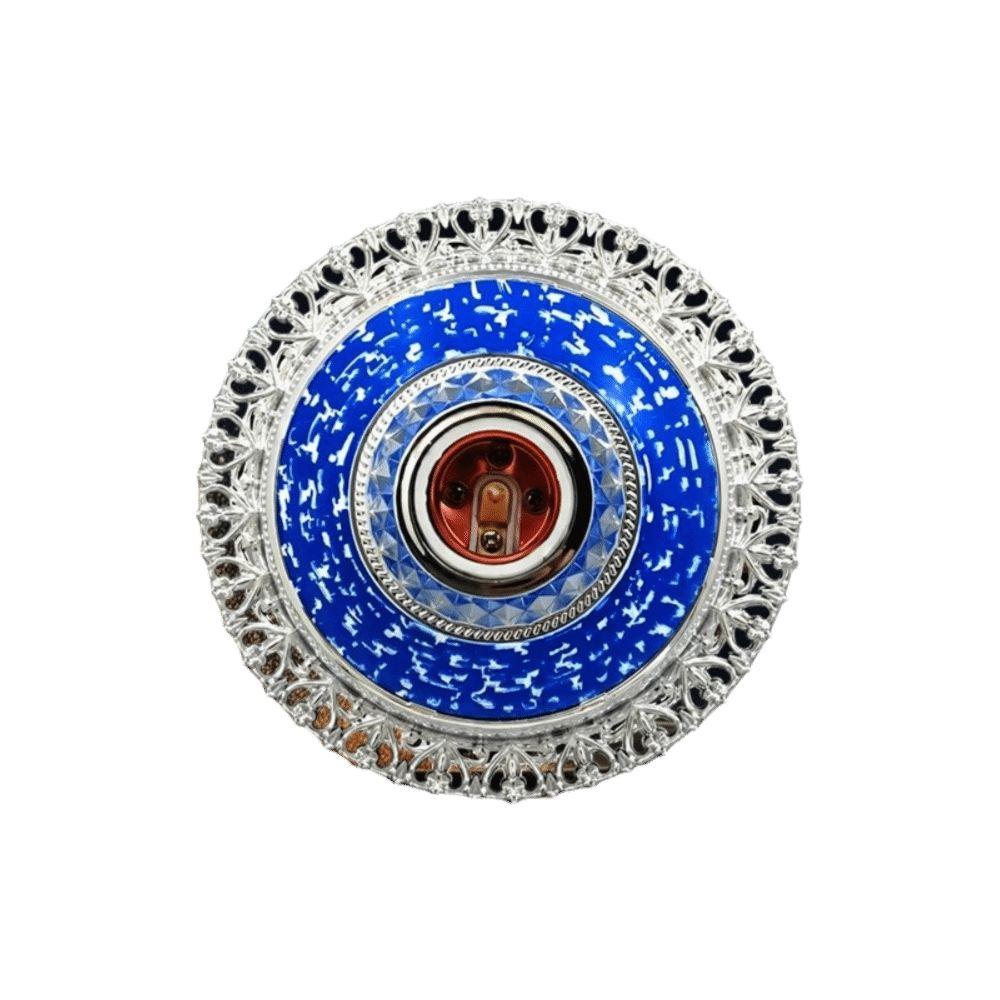 Fixed Base E27 Lamp Socket Round Screw Screw Cap Pendant Lamp Holder Colored Holder Circular Base Lamp Holder Household