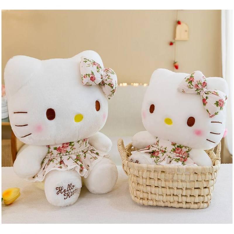 Cute Cartoon Wealthy Kt Cat Plush Toy Doll Pillow Pig Doll Machine Girls Birthday Gift Wholesale 32cm 40cm 50cm 60cm