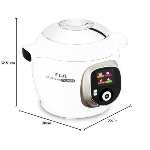 [Online Only] Tefal Electric Pressure Cooker, Time Saving, 6L, For 2 to 6 People, Built-in Recipes, 7 Roles in 1, Automatic Home Cooking, Waterless Co