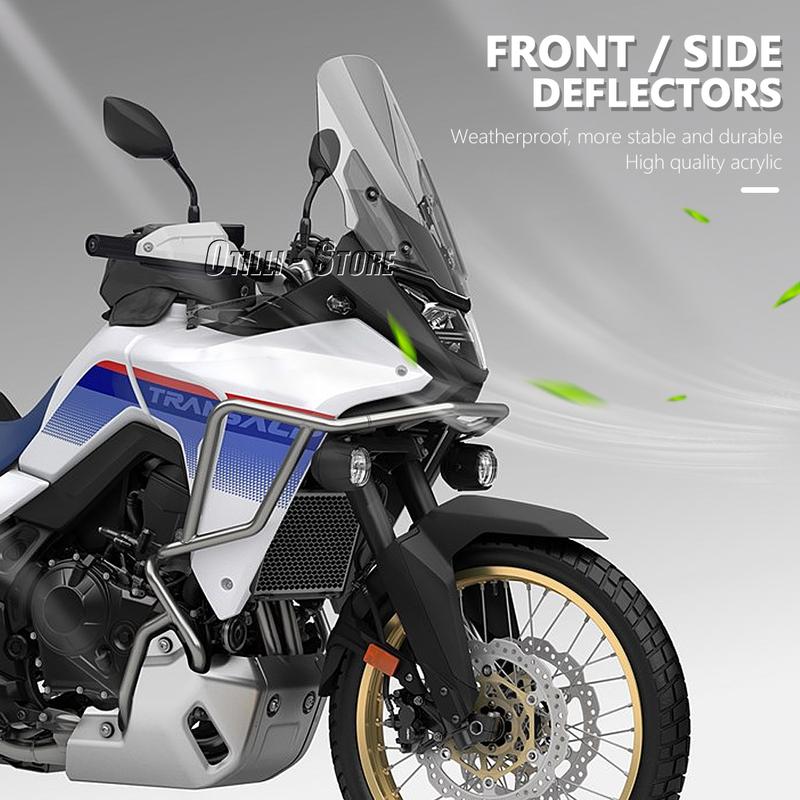 New Front Side Windshield Windscreen Deflector Motorcycle Accessories For HONDA XL750 TRANSALP XL 750 Transalp 2023 2024