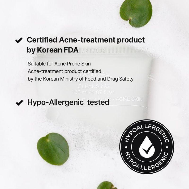 celimax - Ji Woo Gae Cica BHA Acne Foam Cleansing