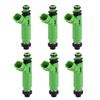 6PCS Fuel Injectors 1955003170 Fit for Mitsubishi Montero Sport 3.0L V6 1998-2003