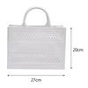 Hollow Beach Tote Bag PVC Portable Sandproof Waterproof Toiletries Grocery Vacation Swimming Tote Handbag Portable Travel bag
