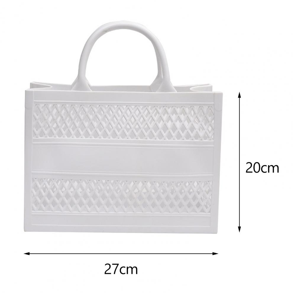 Hollow Beach Tote Bag PVC Portable Sandproof Waterproof Toiletries Grocery Vacation Swimming Tote Handbag Portable Travel bag