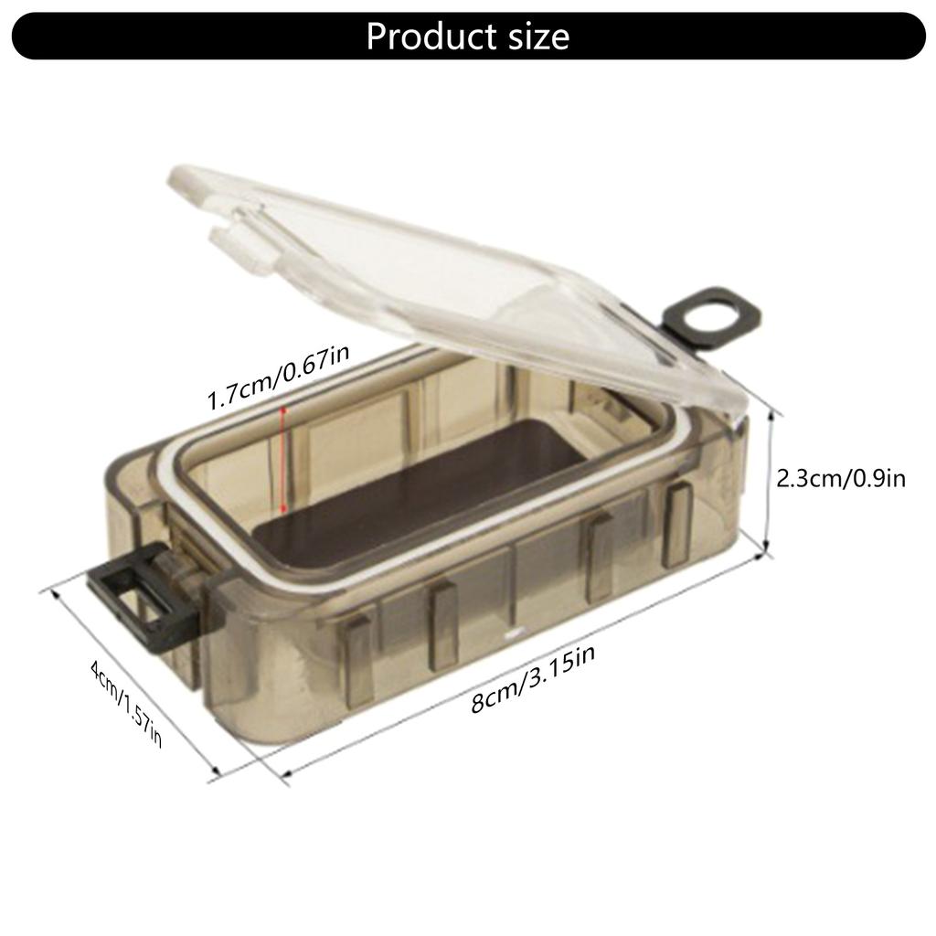 Fishing Tackle Carry Box Freely Assemble Fishing Tackle Storage Box Water Resistant Magnetic Tackle Box For Fish Lures