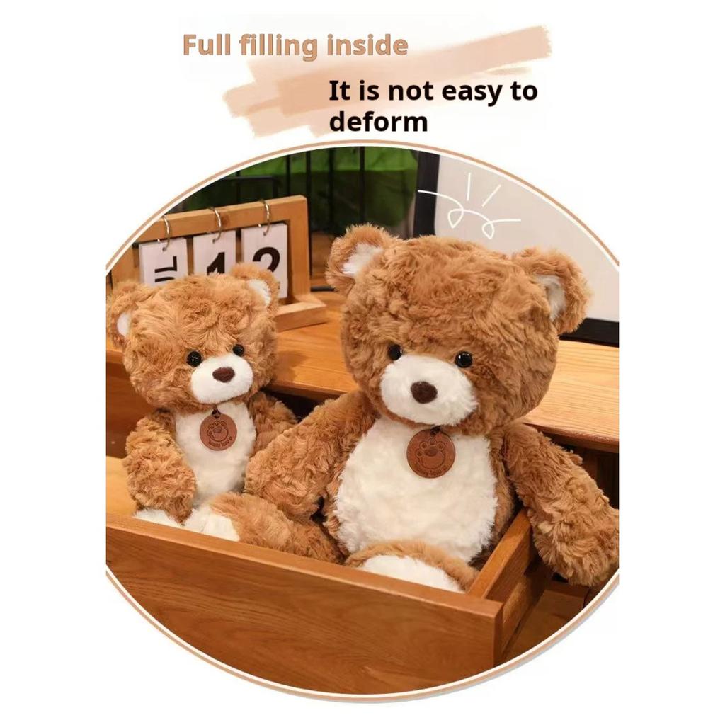 30cm Teddy Bear Doll Simulation Plush Toy Handmade Doll Cartoon Anime Cute Pillow Cushion Home Decoration Children's Birt