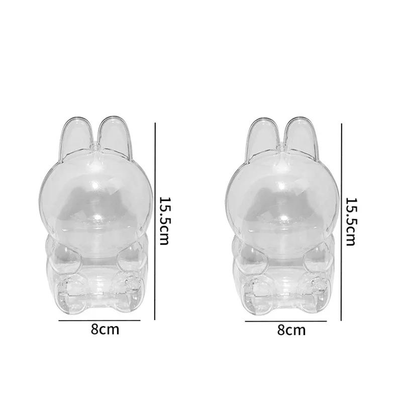 V1 V2 Labubu Protective Cover Labubu Protector Case Sitting Party Transparent Protective Shell Dust Cover Doll Labubu Cover