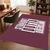 Queensland Maroons (1) Office Rug Elegant Floor Rug for Office Living Room Bedroom and Indoor Home Spaces