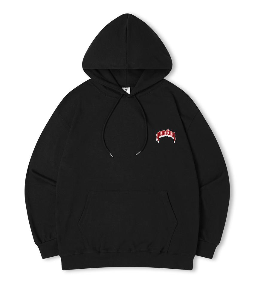 Quantum Oversized Brushed Print Hooded Sweatshirt