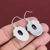 Faceted Kashmir Ruby Earring 925 Sterling Silver Earring Vintage Earrings Kashmir Ruby Real Gemstone Jewelry Handmade Earring Gifts For Her