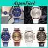 Genfer Armbanduhr mit farbigem Zifferblatt und Lederarmband im lässigen Stil, Quarz-Armbanduhr für Damen und Herren, Modell 28003, Bambusarmband)