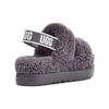 UGG Oh Fluffita Sandals Gray Women's 1120876-SHA