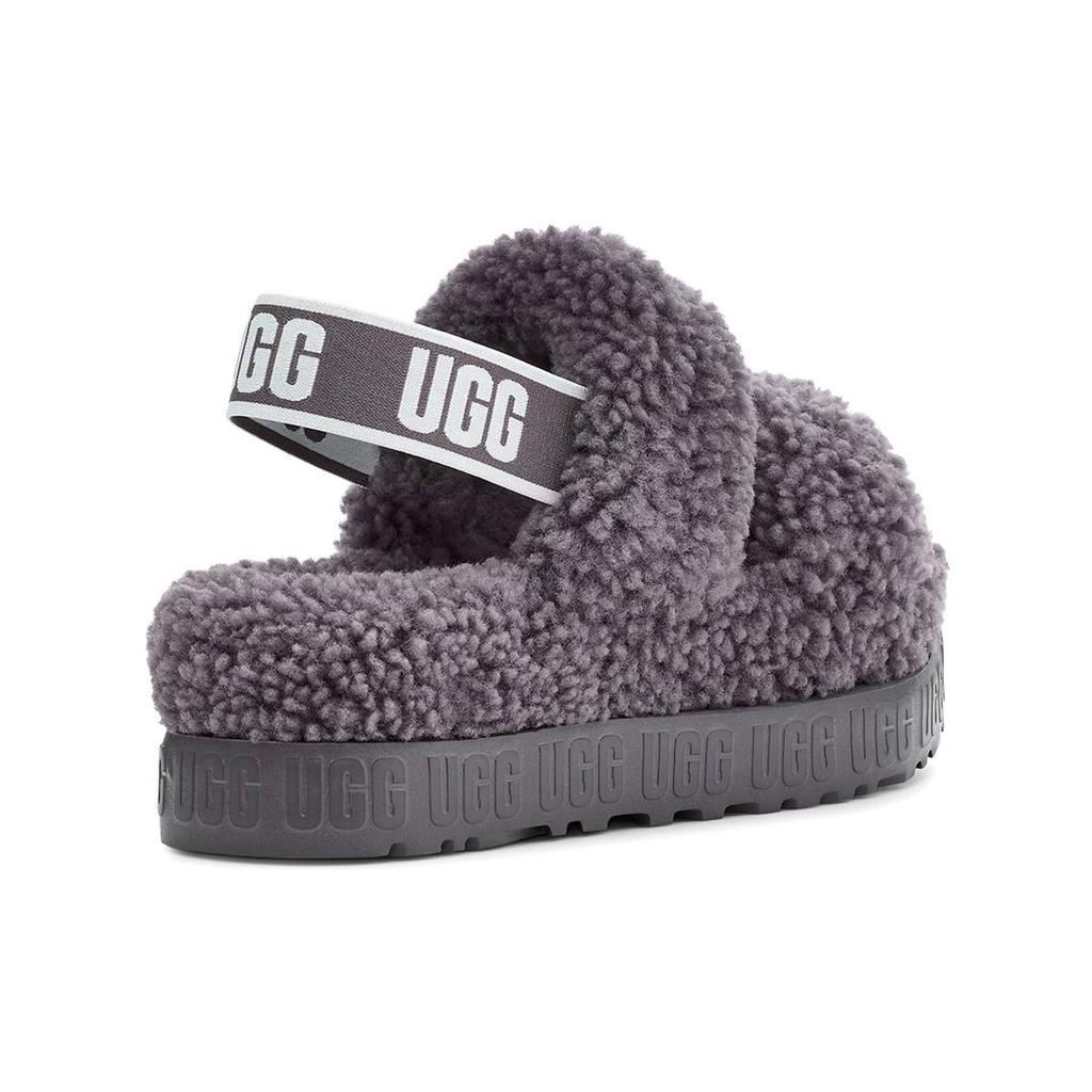UGG Oh Fluffita Sandals Gray Women's 1120876-SHA