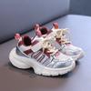 Girls mesh sneakers 2025 spring new children's dad shoes medium and older boys light and comfortable running shoes