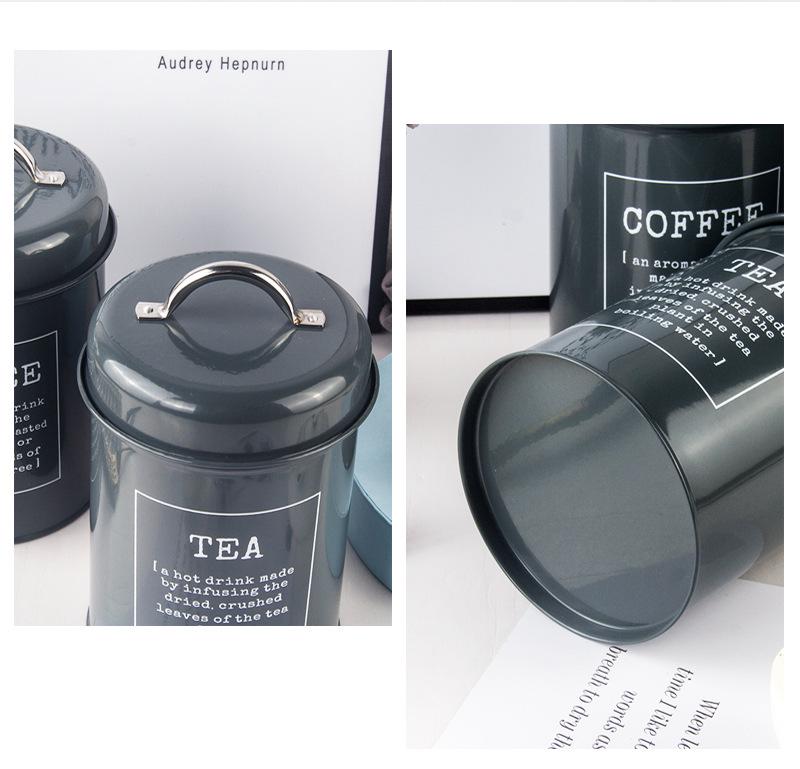 12-Color Metal Sealed Storage Can: Ideal for Coffee, Tea, Snacks, Nuts, Seeds, and Candy
