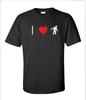I Heart Bowling Love Cotton Black White Funny Gift T Shirt S - 5XL